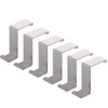 Home-organizer Tech Stainless Steel Reversible Over The Door Hook Removable