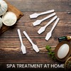 PANA 200pcs Cosmetic Make Up Disposable Plastic 2.5" Spatulas Skin