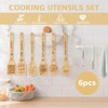 Christmas Gifts for Mum, 6 Piece Wooden Spatula Utensils for