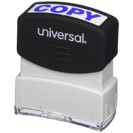 Universal 10047 Message Stamp, COPY, Pre-Inked One-Color, Blue