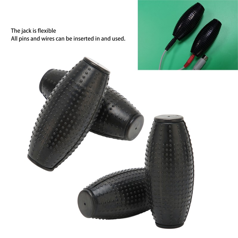 4pcs Electrotherapy Handle Silica Gel Flexible Health Equipment DDS Bioelectric