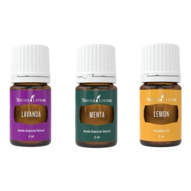 Kit Aceites Esenciales Lavanda, Limón Y Menta Young Living