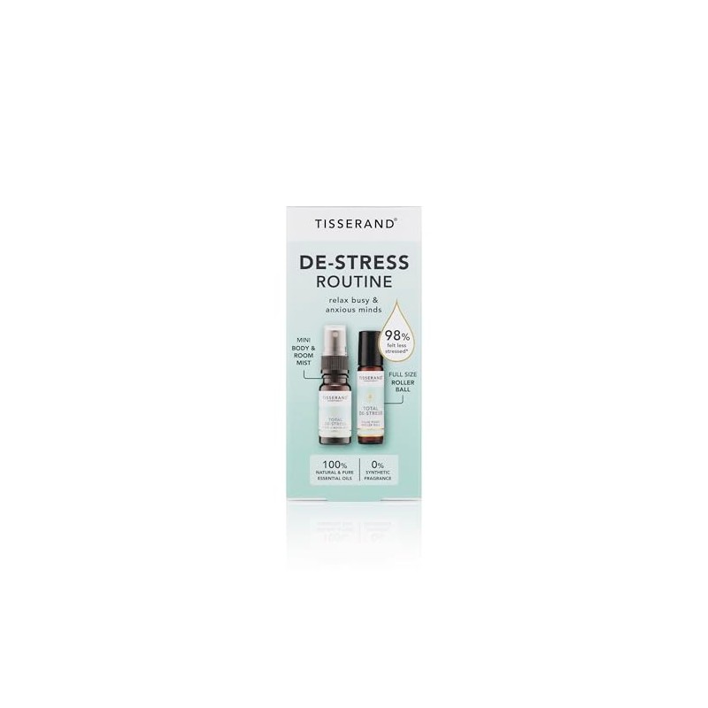 Tisserand - De-Stress Routine Duo - Blend of Nutmeg, Orange
