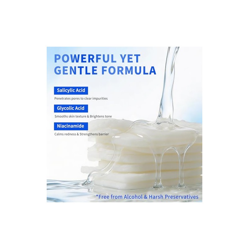 BHA Salicylic Acid Toner Pads - Exfoliating & Pore Care