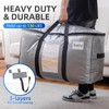 TAILI Extra Large Moving Bags, 6 Pack Silver Heavy Duty