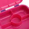 Bento Lunch Box ABS Separate Compartments with Buckle Handle Leakage