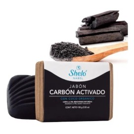 Set Carbón Activado Piezas Sheló Nabel Rostro Limpio Acné