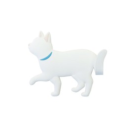 Toyo Case CSH-05 Cat Sticky Hook, Tekuteku, Shiro Size: Approx. W 3.4 x D 0.2 x H 3.2 inches (8.6 x 0.7 x 8.1