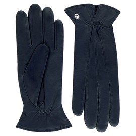 Roeckl Women's Antwerp Leather Gloves, Classic navy