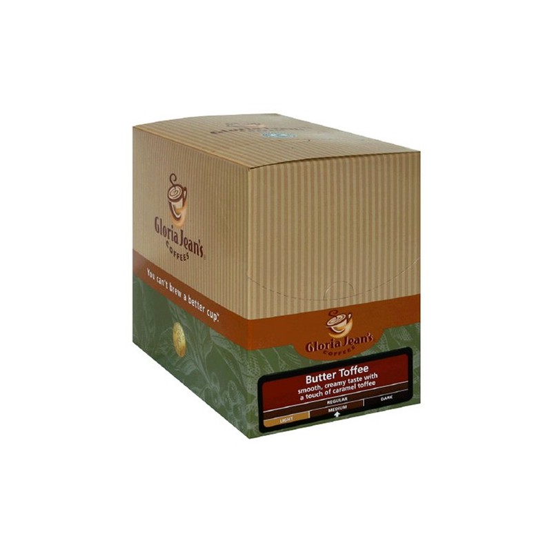 Gloria Jeans K-Cups, Butter Toffee, 25-Count Box (Pack of 2)