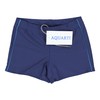 Aquarti Men's Swimming Trunks Short with Contrast Piping, Dark Blue
