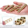 sourcing map 4 Pcs Terminal Ground Bar, 3 Positions Screw