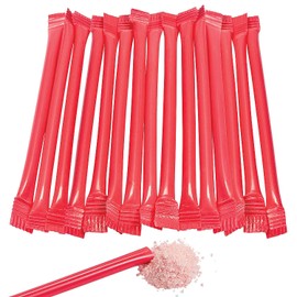Candy Filled Straws Powder Sticks - Bulk Set of 240 - Party, Gender Reveal, Wedding and Buffet Candy (Red)