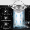 jatimdotin Sink Strainer Stainless Steel Sink Strainer with Handle Hair