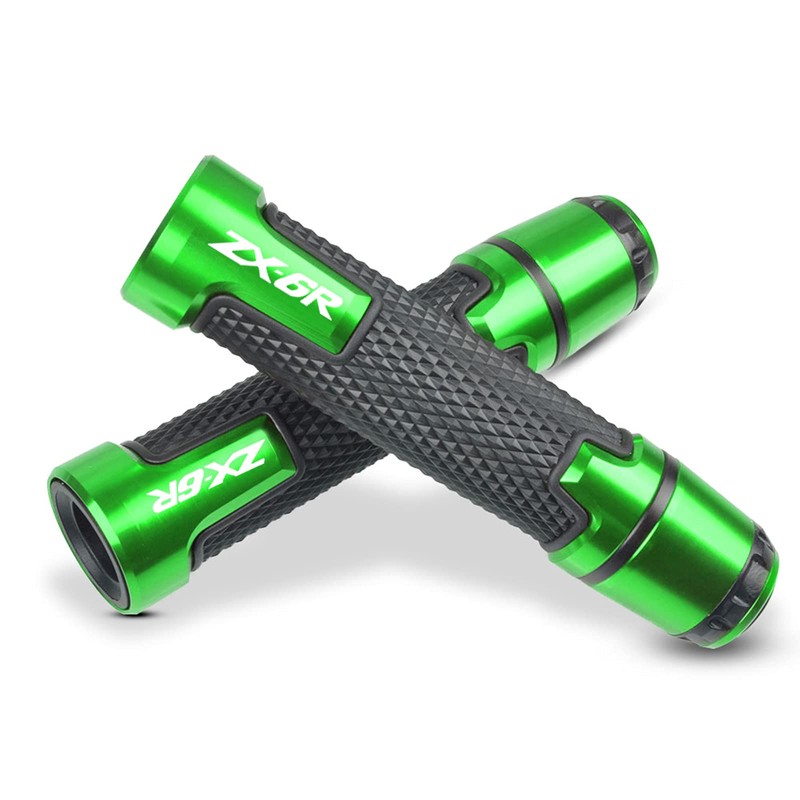7/8'' 22mm Motorcycle CNC Aluminum Powersports Handlebar Grips with Grip