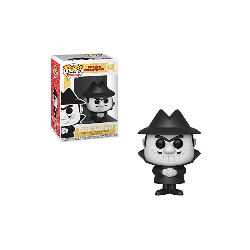 Funko Pop Animation: Rocky&Bullwinkle Boris Collectible Figure, Multicolor