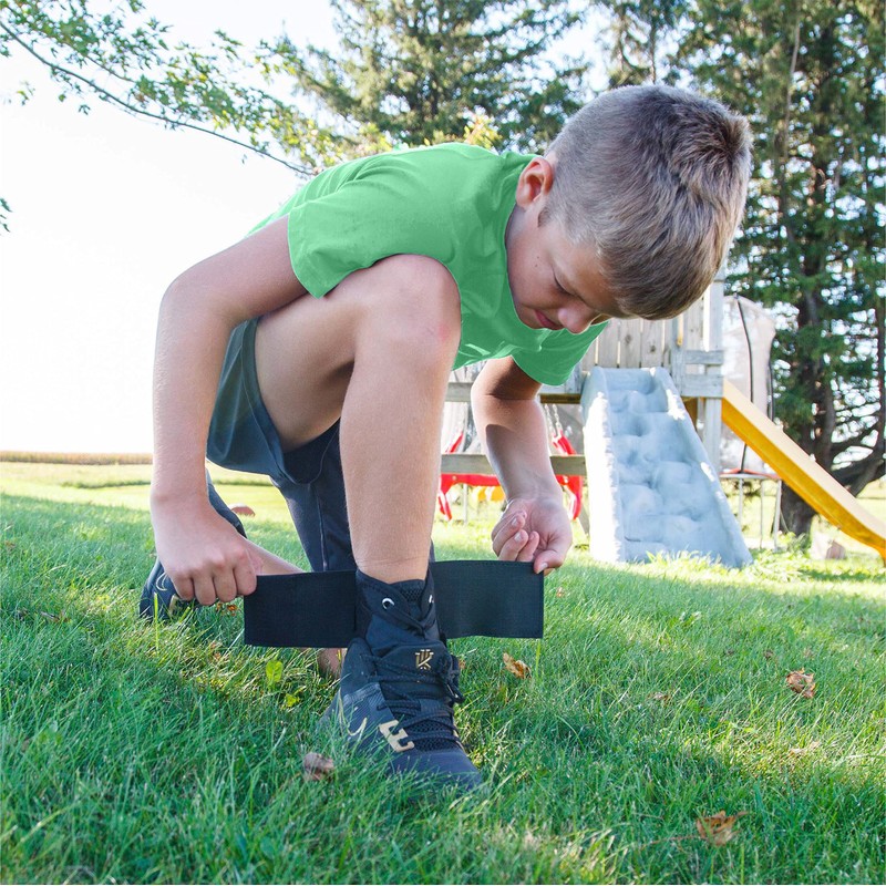 BraceAbility 踝サポーター 足首サポーター 子供用 スポーツ バスケットボール 保護 体操 サッカー バレーボール