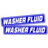 Unbranded/Generic pair - WASHER FLUID Adhesive Vinyl Stickers / Decals