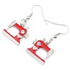 NEWEI Cute Sewing Machine Earrings Fashion Sewing Tools Jewelry For