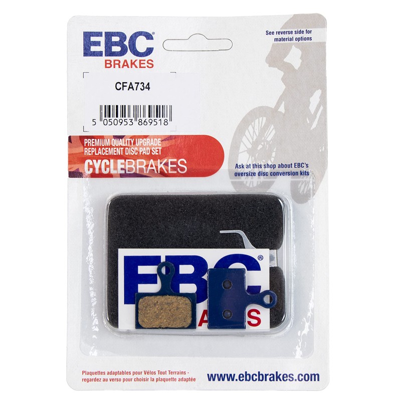 EBC Shimano Ultegra RS805/RS505 Disc Brake Pads, Green – Organic