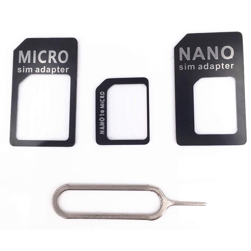 5 pieces adapter SIM card 4 in 1 nano sim