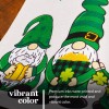 G128 Garden Flag Happy St. Patrick's Day Three Leprechaun Gnomes