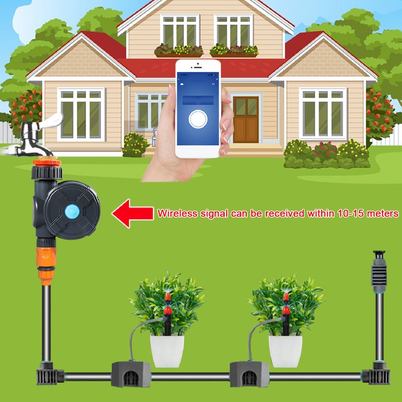 Sprinkler Timer Bluetooth Remote Control Cycle Timing Automatic Irrigation Controller