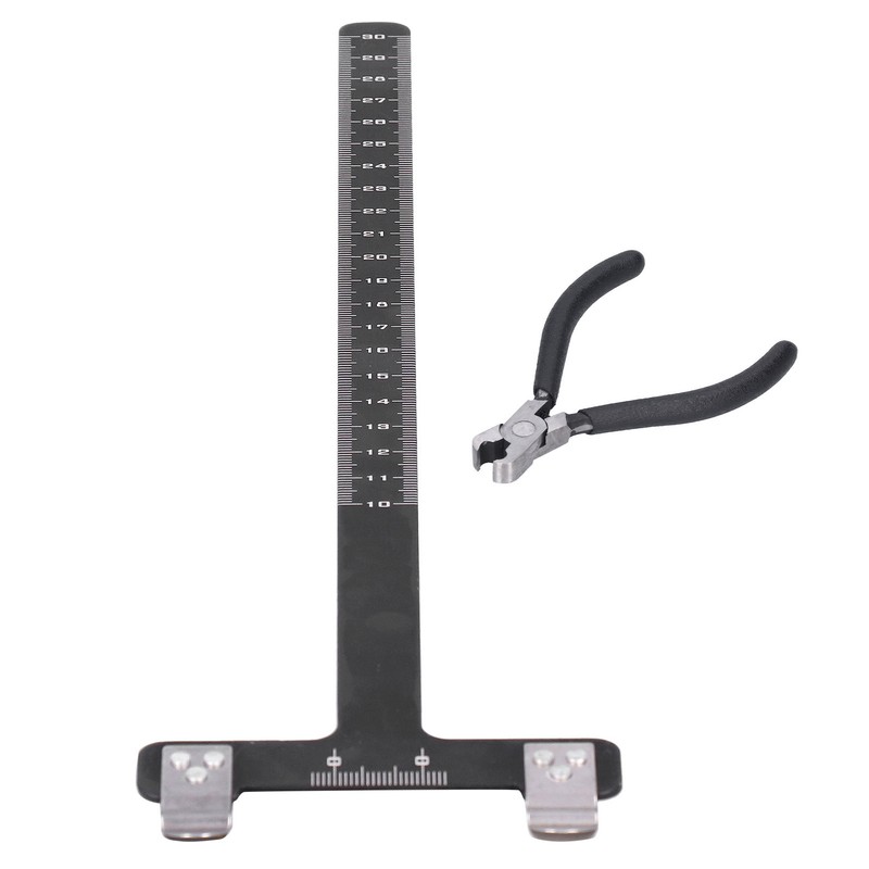 Archery Aluminum Alloy Ruler Recurve/Compound Bow T Shaped Bow Measurement