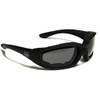 Choppers Mens Biker Padded Motorcycle Goggles Glasses - Several Lens