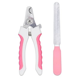 Professional Dog & Cat Pets Nail Clipper & Trimmers with Safety Guard to Avoid Over Cutting, Grooming Razer with Nail File for Medium and Large Dog and Cat by 1-pack, EJ-2020B