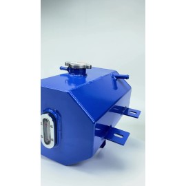 Unbranded Aluminum Radiator Overflow Coolant Reservoir Tank For Mustang EcoBoost 15-23 20