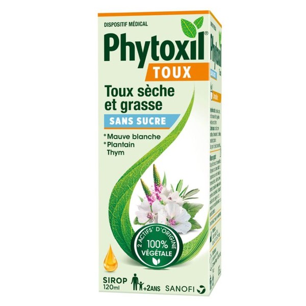 Sanofi Aventis Phytoxil Toux Sèche et Grasse 100 ml, without sugar