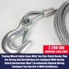 JEXTRA Galvanized Steel Winch Cable, 5/16” x 50ft Wire Rope