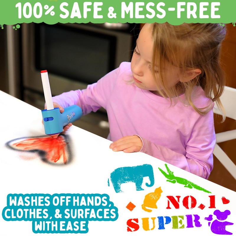 Air Color Airbrush Marker Kit for Kids, Cordless and Rechargeable