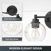VONLUCE Bathroom Light Fixtures, 2-Light Bathroom Vanity Light with Globe