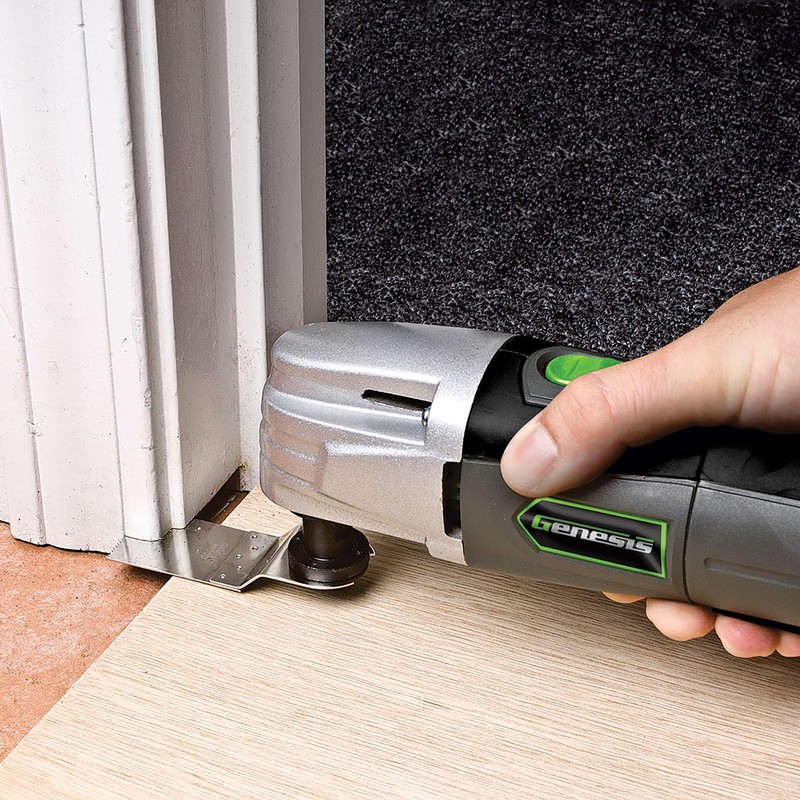 Genesis GMT15A 1.5-Amp Multipurpose Oscillating Tool with 19-Piece Accessory Set