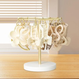 Perfeclan Claw Clip Holder, Claw Clip Organizer, Dressing Table Metal Vanity Bedroom Display Holder, Beside Table Rack Hair Accessories