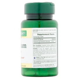 Nature's Bounty Potassium Gluconate 99mg, 100 Caplets (Pack of 6)