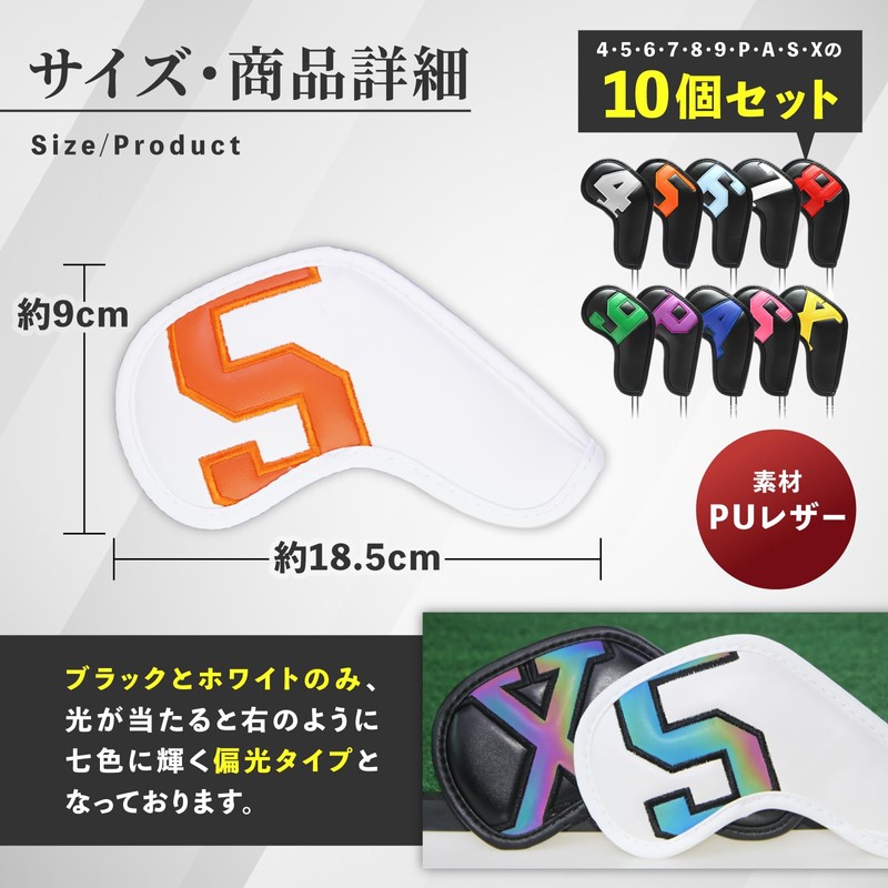 Livify plus Golf Iron Covers Golf Headcovers Head Covers Golf