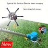 Steel Wire Wheel Grass Trimmer Head, Lightweight Lawn Mower Attachment,