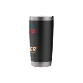 Funny Corgi Dog Vintage Welsh Corgi American Flag Stainless Steel Insulated Tumbler