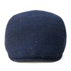 FEINION - Gorro plano de mezcla de lana para hombre,