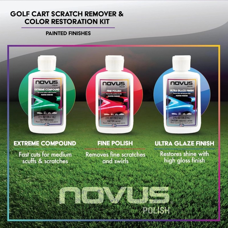 NOVUS Polish | Golf Cart Kit for Painted Surfaces