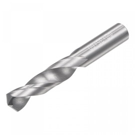 uxcell Solid Carbide Drill Bits, 8mm C2/K20 Tungsten Carbide Jobber Drill Bits Straight Shank Drilling Tool for Stainless Steel Aluminum Iron Metal Plastic
