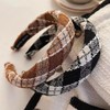 scicent Headband Dirndl Pack of 2 Wide Headband with Tweed