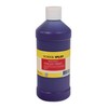 School Smart Washable Finger Paint, Purple, 1 Pint Bottle