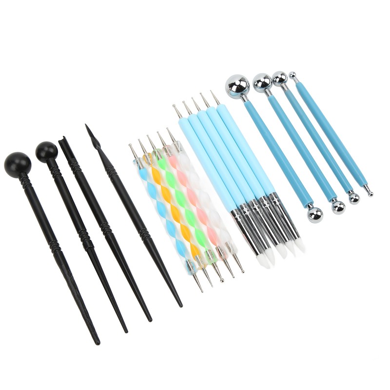 18 Pcs Clay Tools DIY Handicraft Multipurpose Pottery Clay Sculpting