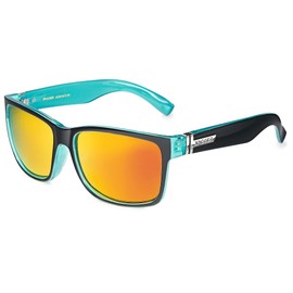 Xagger Square Polarized Sunglasses for Men Women UV400 Mirrored Sport Driving Fishing Sun Glasses Shades