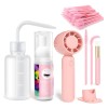 Kit Shampoo Espuma Para Pestañas Y Brocha Para Extensiones