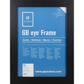 GB Eye Contemporary Wooden Black Picture Frame - A4 - 21 x 29.7cm